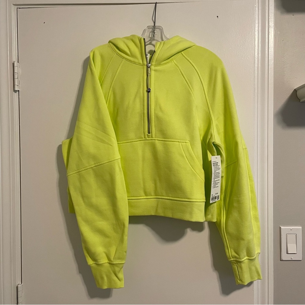 NWT Lululemon oversized half zip scuba hoodie